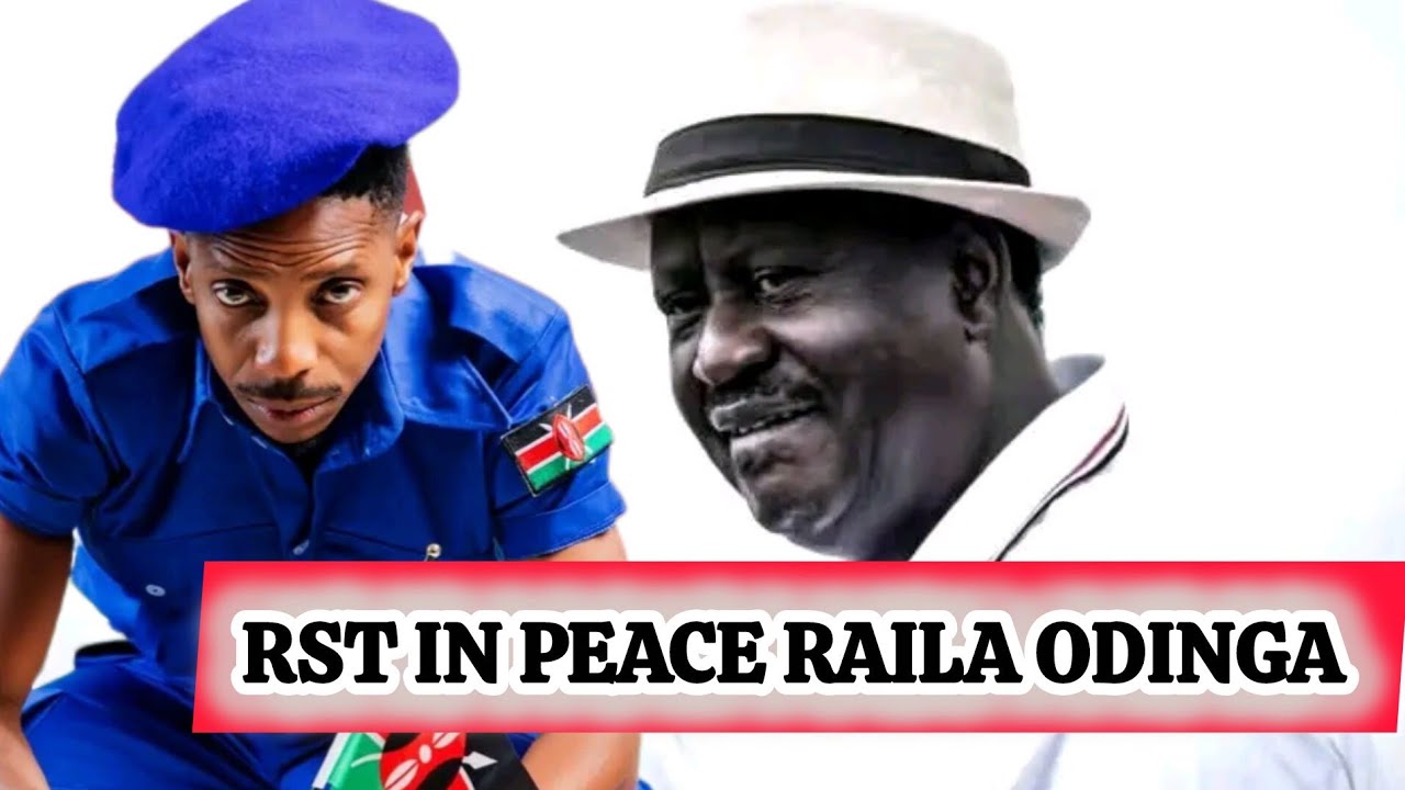 ERIC OMONDI MOURNS RAILA ODINGA HE CRIES LIVE / REST IN PEACE RAILA ODINGA