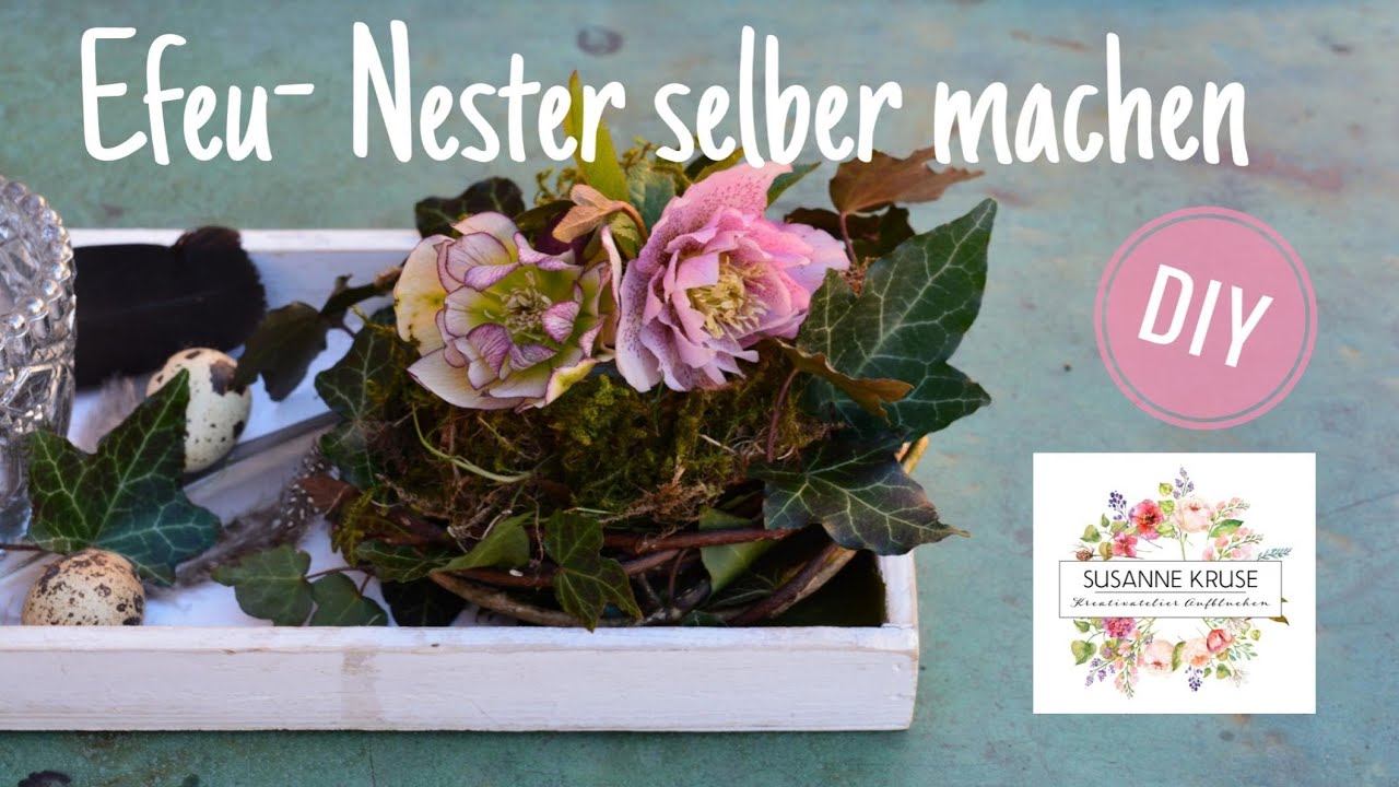 DIY: EFEU-NESTER als OSTERNESTER selber machen - NATÜRLICH & WILD