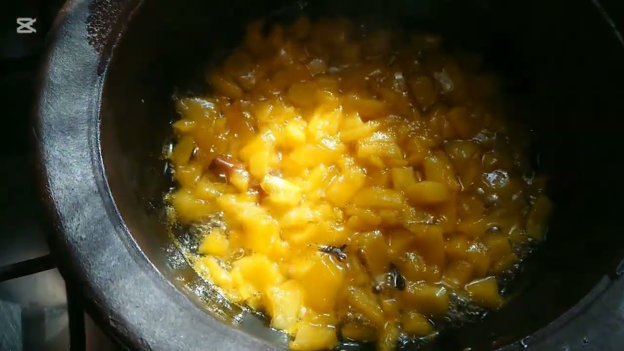 How to make mago chutney අඹ චට්නි