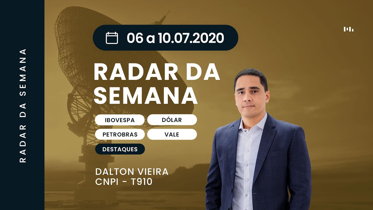 Radar da Semana - Ações que destaco para a semana de 6 a 10/7