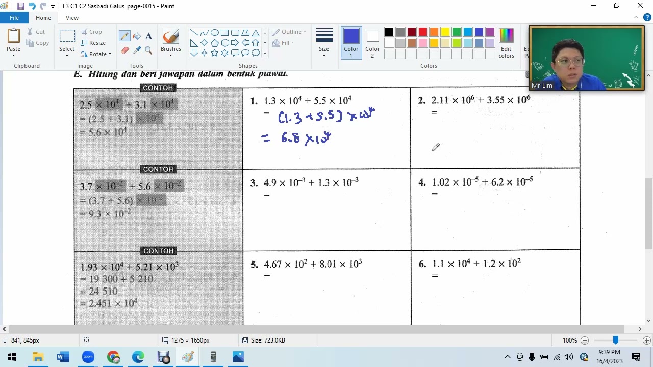 F3 C2 Standard Form Sasbadi Galus