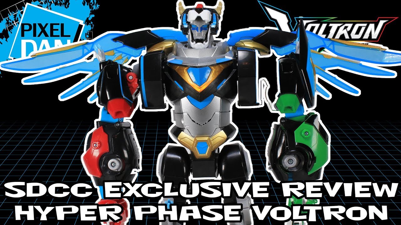 Видеообзор эксклюзивных игрушек Playmates от Hyper Phase Voltron SDCC 2018