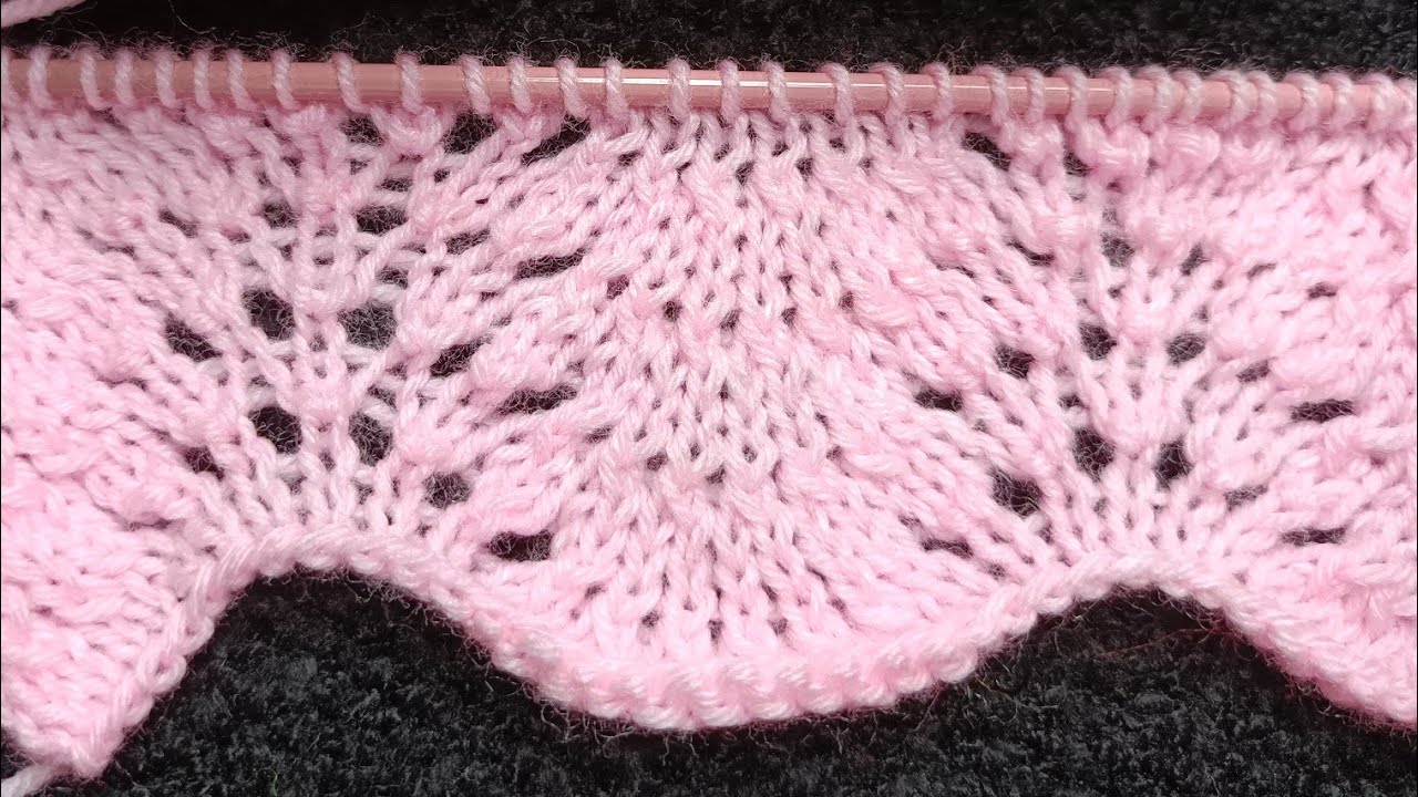 deniz dalgası, karnıbahar örgü modeli (sea ​​wave knitting pattern)
