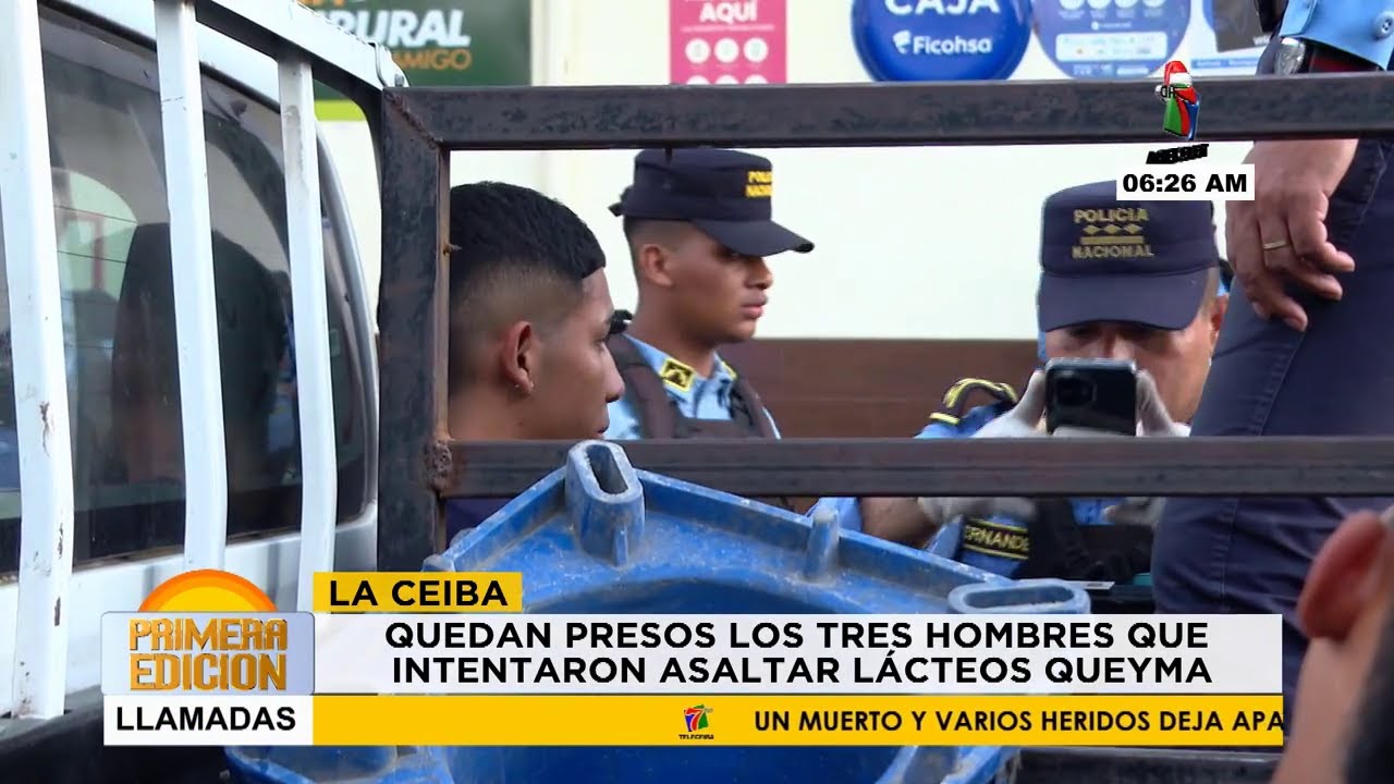 Quedan presos los tres jóvenes que intentaron asaltar supermercado en La Ceiba