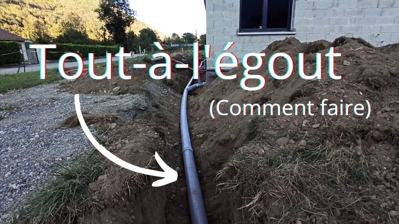 Assainissement de la Maison : Mise en Place des Tuyaux en PVC