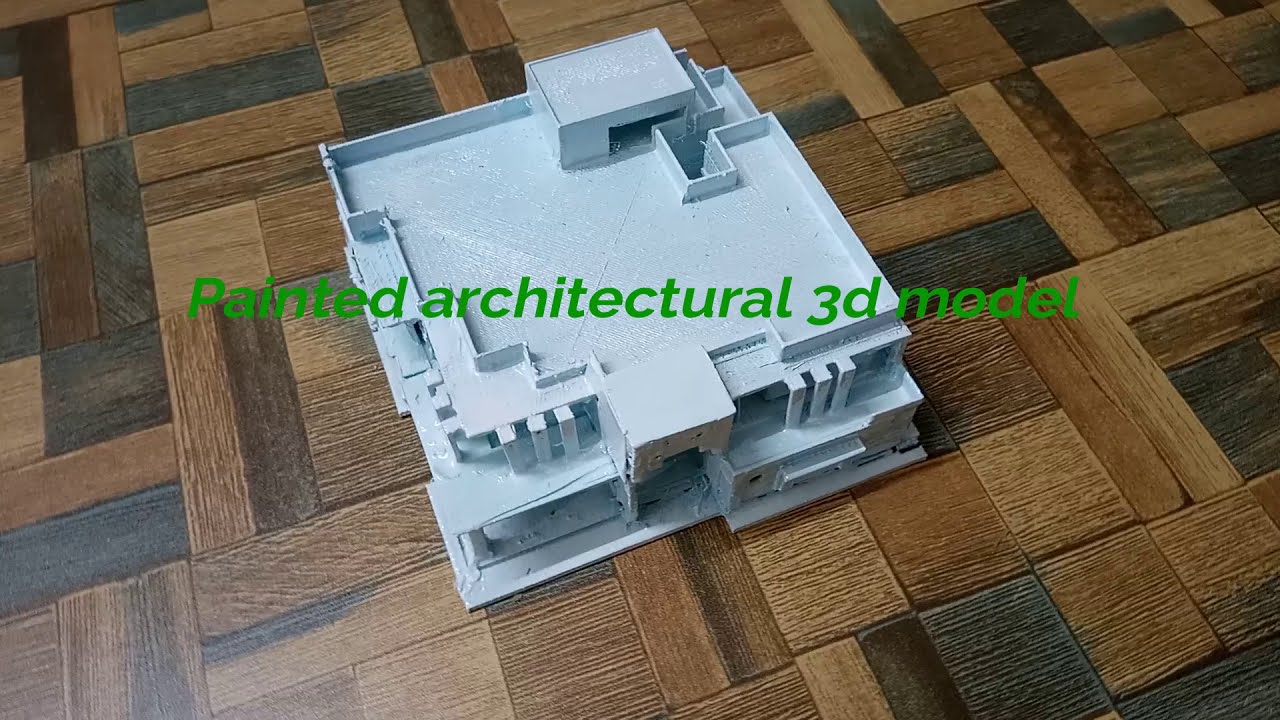 3d printed architectural modelling