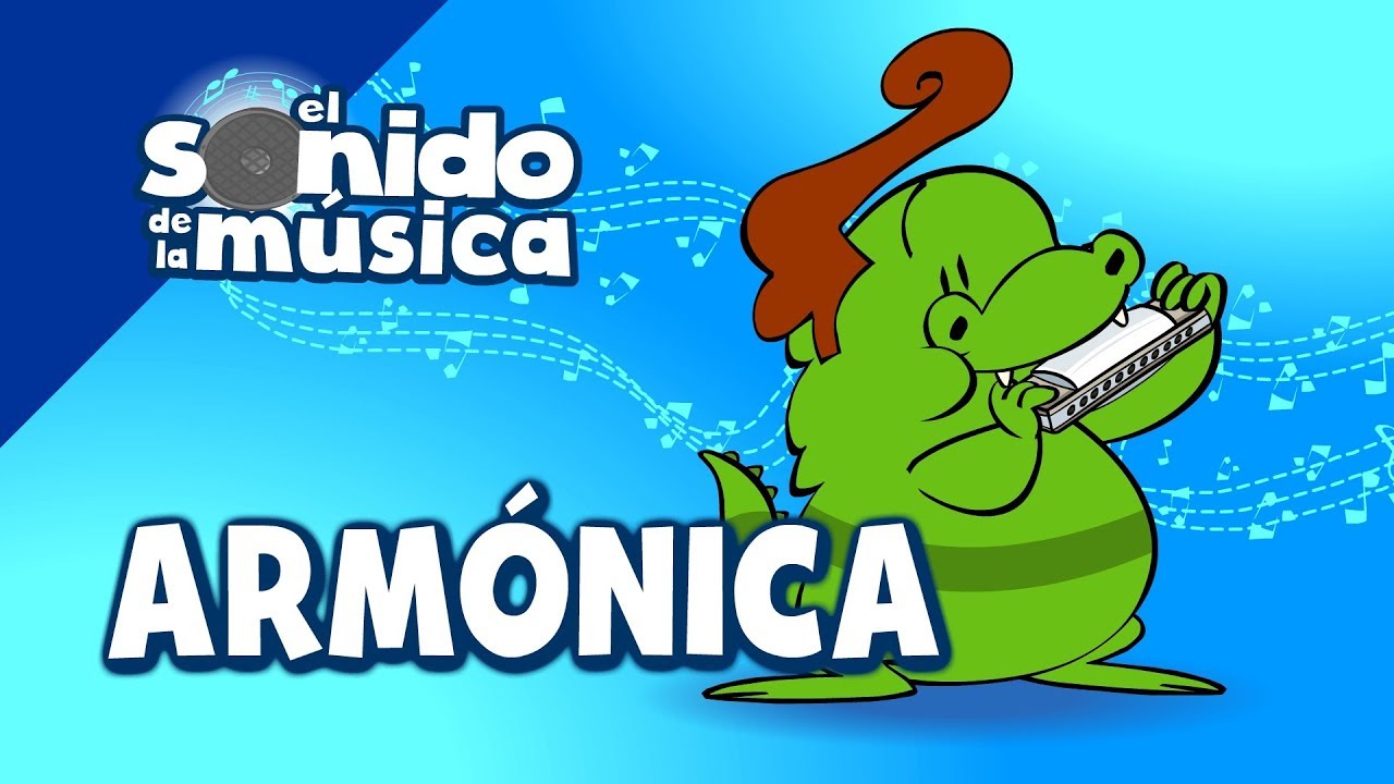Dibujo Infantil - El sonido de la Arm&oacute;nica - Yacarelvis y Amigos