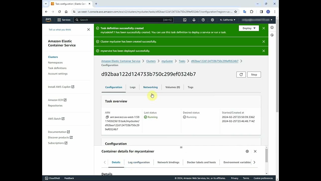 Deploy Blazor Server Web APP Docker Image to AWS ECS Fargate from Elastic Container Registry (ECR)
