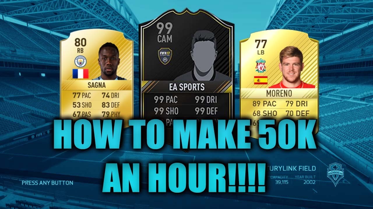 How to make 50k an hour fifa 17 (trading method)