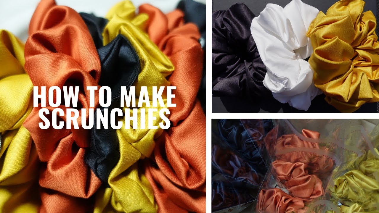 HOW TO MAKE SCRUNCHIES | DIY HANDMADE LUXURY ACCESSORIES | STEP-BY-STEP GUIDE | ENTREPRENEUR LIFE