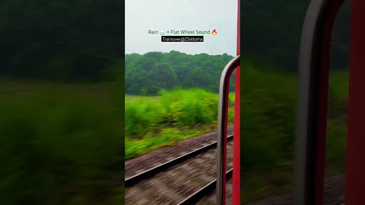 no words to explain this riding #Train+#Rain+#Beautiful Nature#speed #rythmic #indianrail subscribe