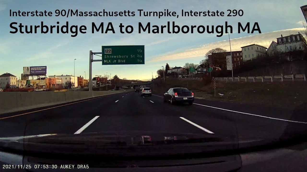 I-84, I-90, I-290: Sturbridge MA to Marlborough MA