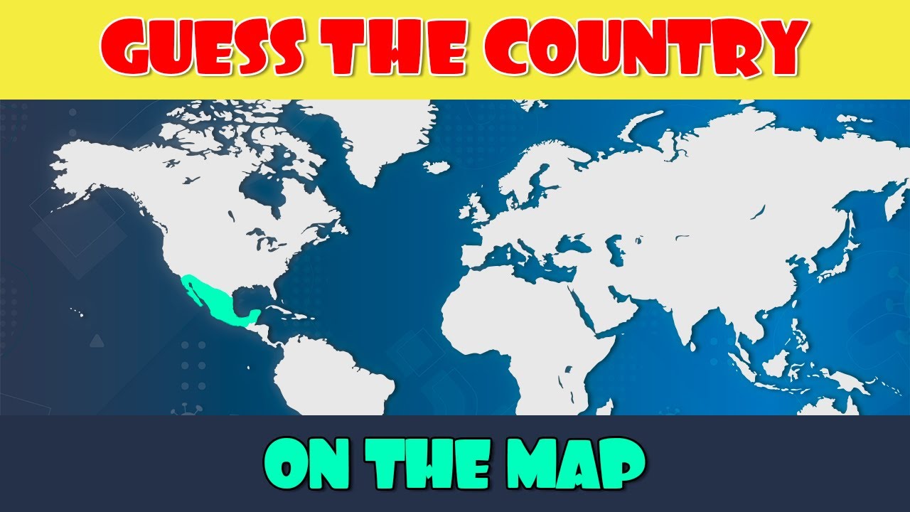 Guess the Country on the Map 🌍 100 Countries