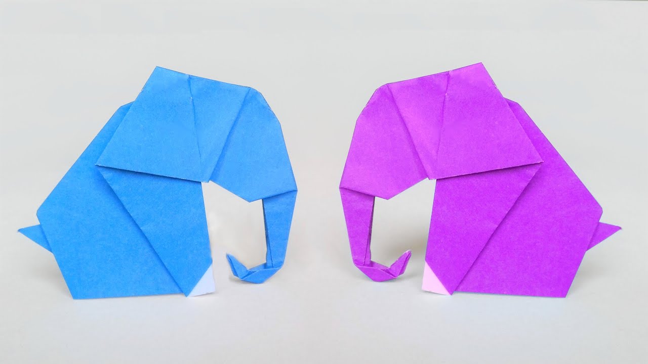 Comment faire un ÉLÉPHANT en ORIGAMI