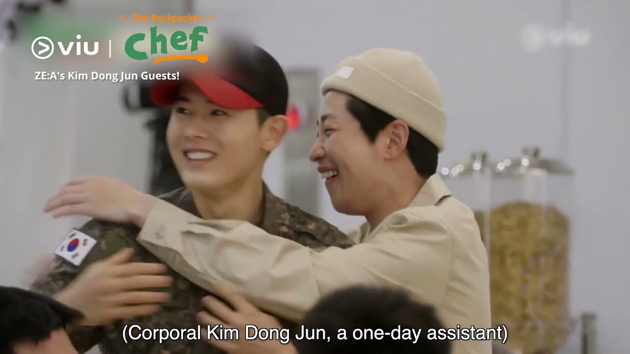 🪖 ZE:A's Kim Dong Jun Guests! | The Backpacker Chef