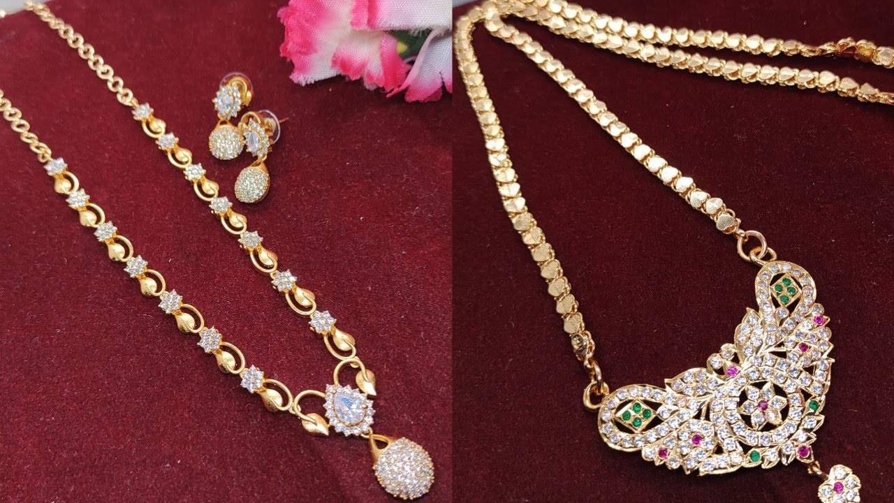 Impon dollar chain best price / microplated collections WhatsApp 9884315334