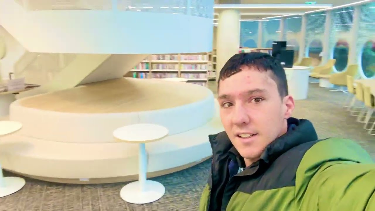 futuristic library