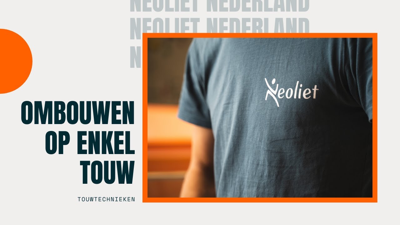 Touwtechnieken - Enkele ombouwmethode (single pitch)