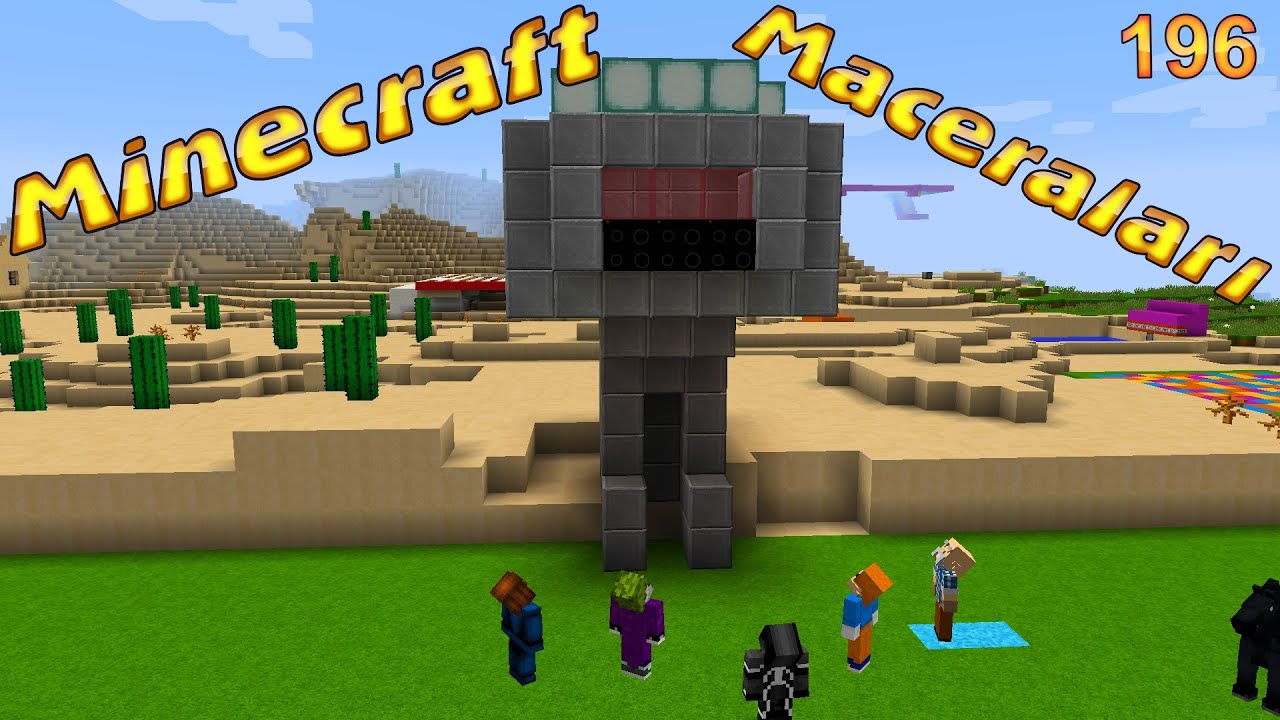 GİZEMLİ MAKİNE - Minecraft Maceraları Örümcek Köyü