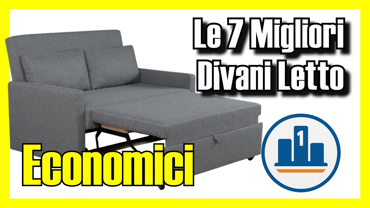 🛋️ Le 7 MIGLIORI Divani Letto ECONOMICI su Amazon [2026] ✅ [Qualità/Prezzo] 2 posti salotto