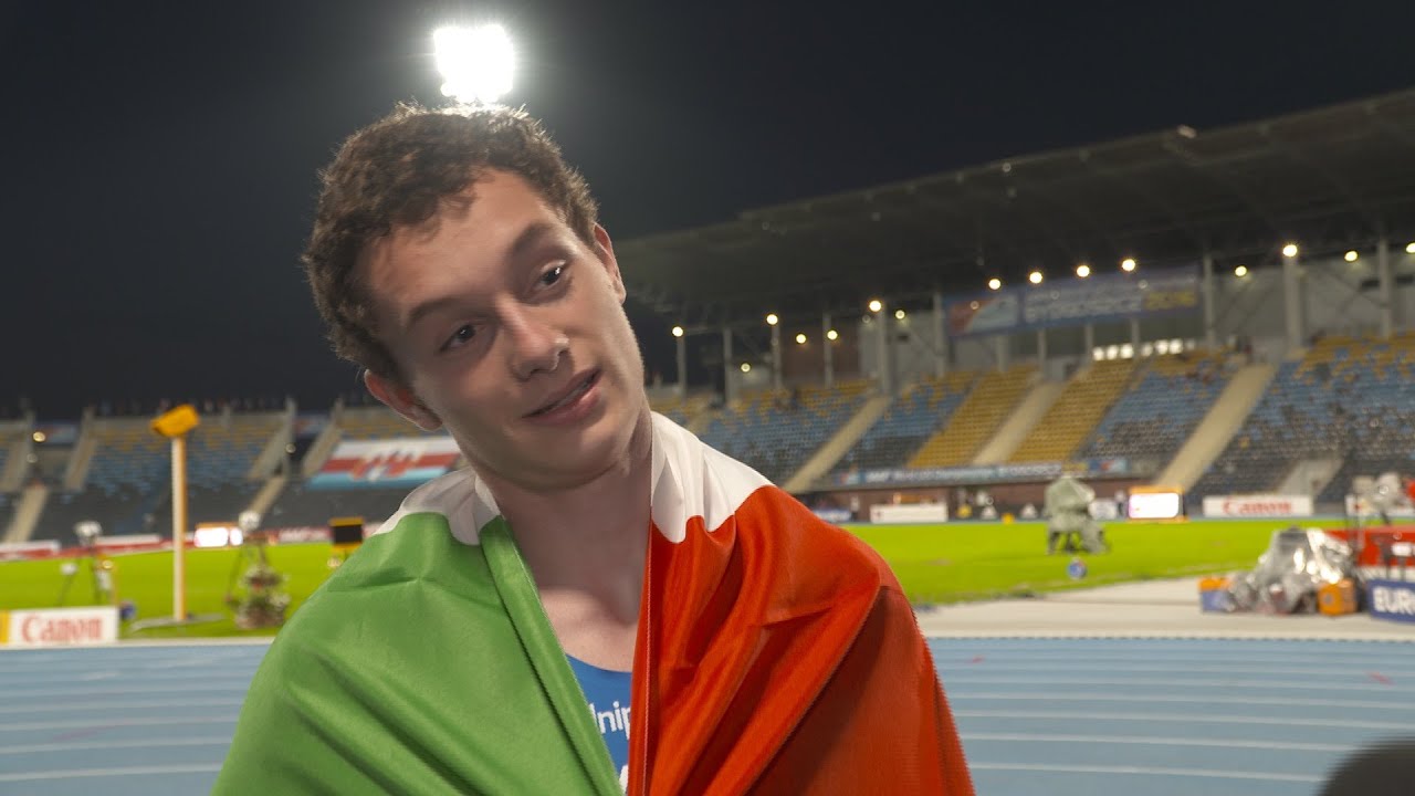 IAAF WU20 Championships Bydgoszcz 2016 100M Final Men Silver Filippo TORTU ITA