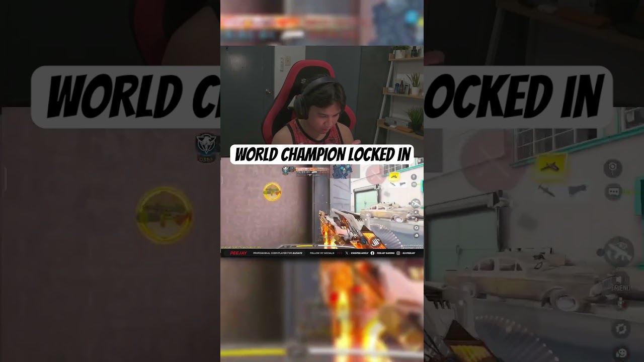 When a WORLD CHAMPION locks in #codm #shorts