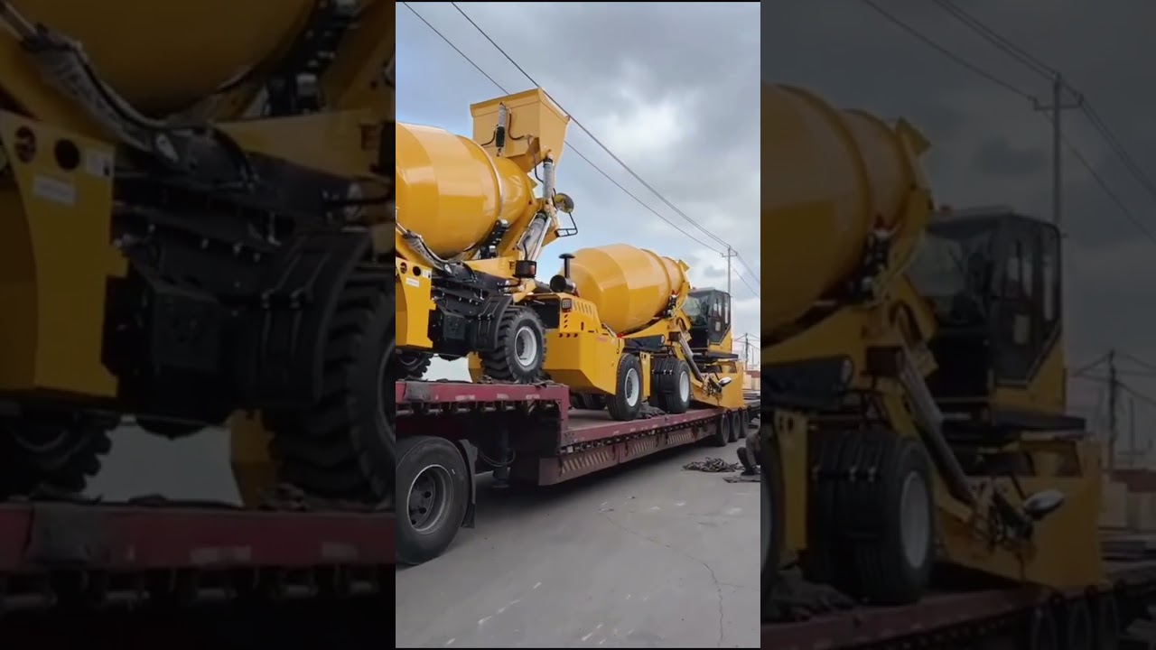 Self loading concrete mixer truck factory #selfloadingconcretemixer #concretelifting #construction