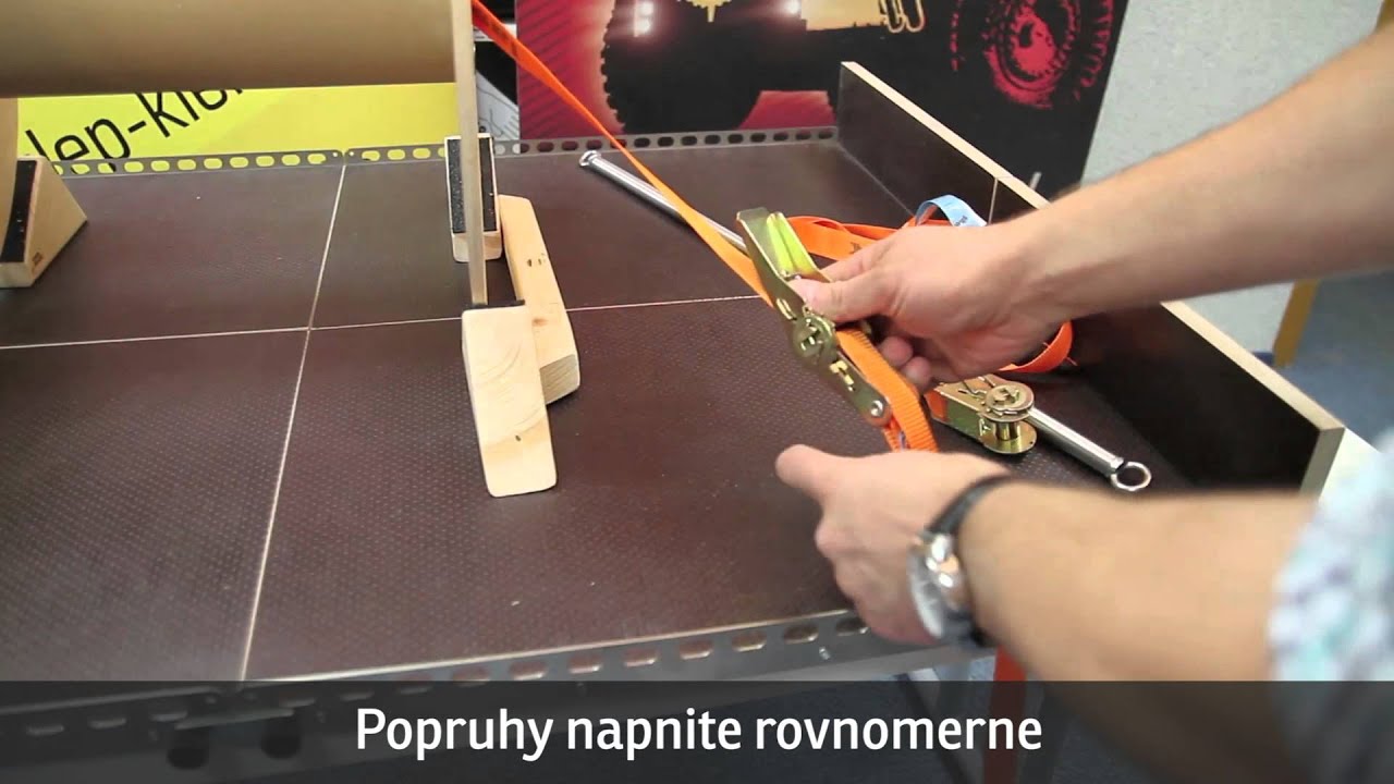 Ako správne upevniť náklad