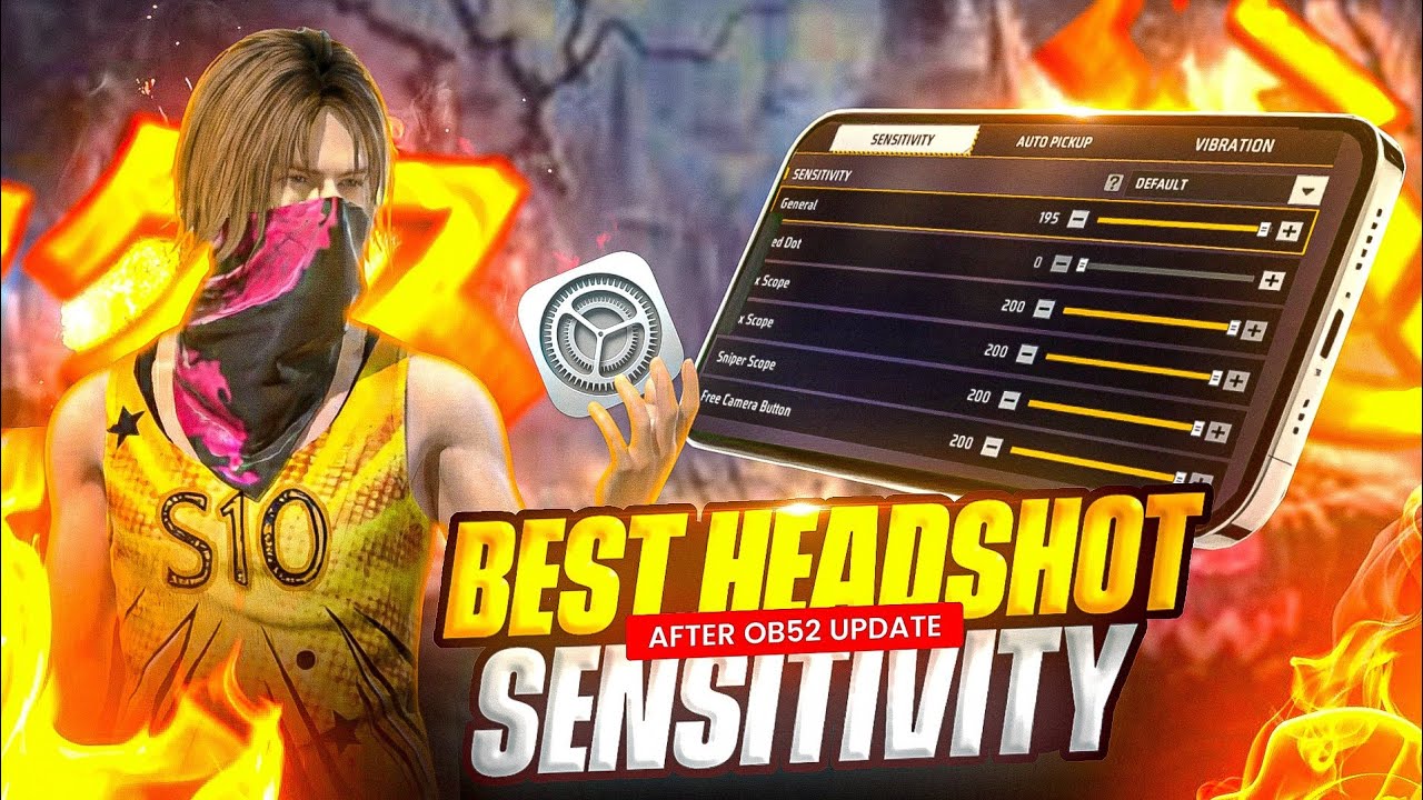 Free Fire Headshot Sensitivity Settings 2026 ⚡ After OB52 Update Best Headshot Sensitivity Settings 