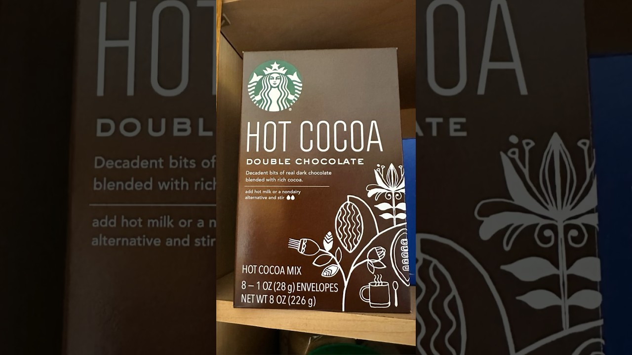 Starbucks Double Chocolate Hot Cocoa Mix Drink
