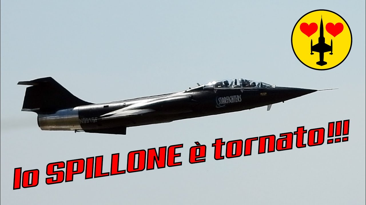 L' F104 Starfighter torna a volare in Italia!!!