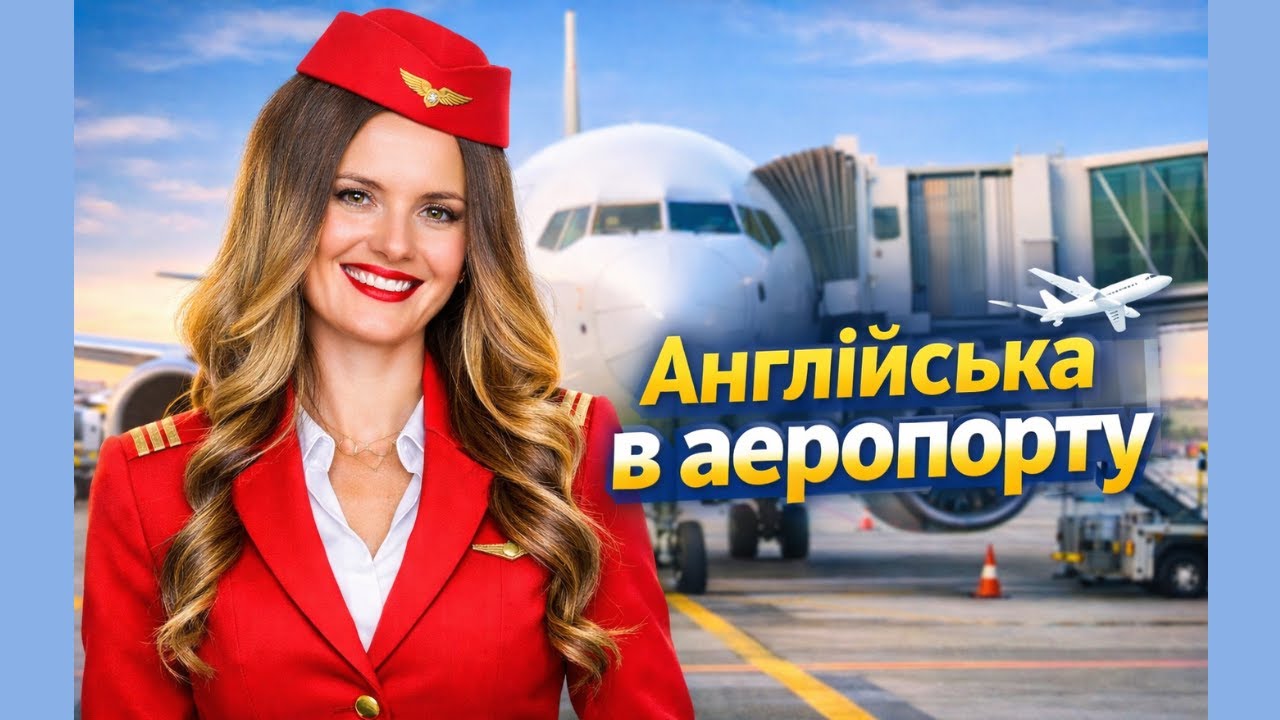 АНГЛІЙСЬКА В СПРАВЖНЬОМУ АЕРОПОРТУ ✈️ Як не загубитися під час подорожі | Показую все наживо