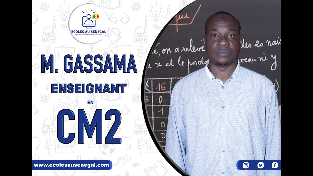 Cours - CM2 - Français : Grammaire / les déterminants : l'article, l'adjectif possessif / M. Gassama