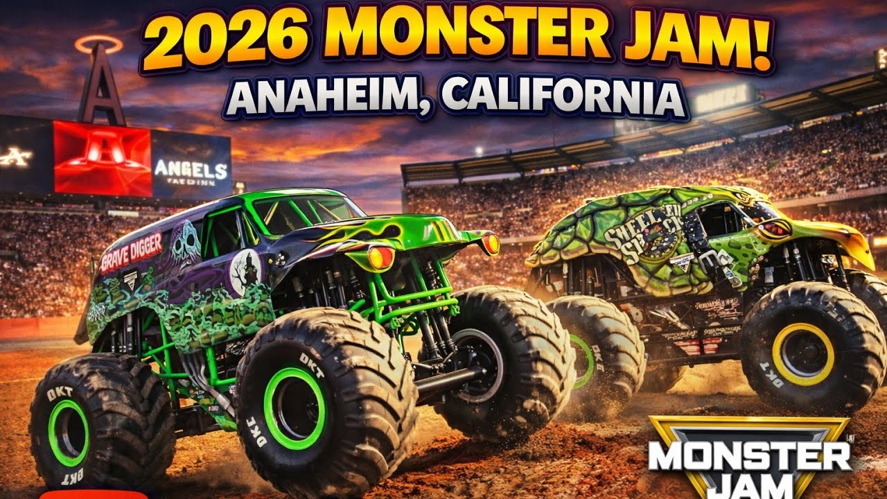 MONSTER JAM 2026 – ANAHEIM, CALIFORNIA! 