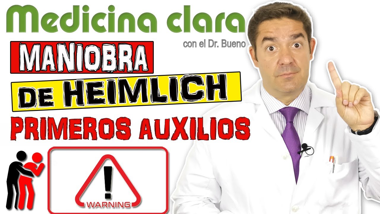 MANIOBRA DE HEIMLICH en niños y adultos PASO a PASO | ATRAGANTAMIENTO-ASFIXIA | Medicina Clara