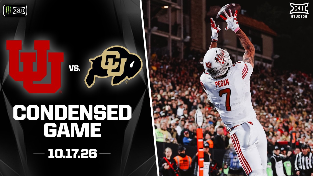 #11 Utah vs. Colorado Condensed Game | 2026 Monster Energy Big 12 Football