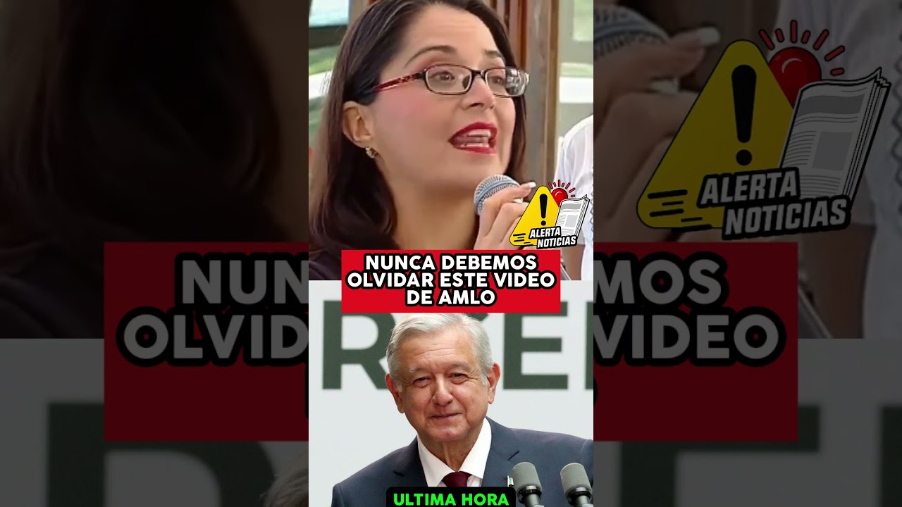 NUNCA DEBEMOS OLVIDAR ESTE VIDEO DE AMLO