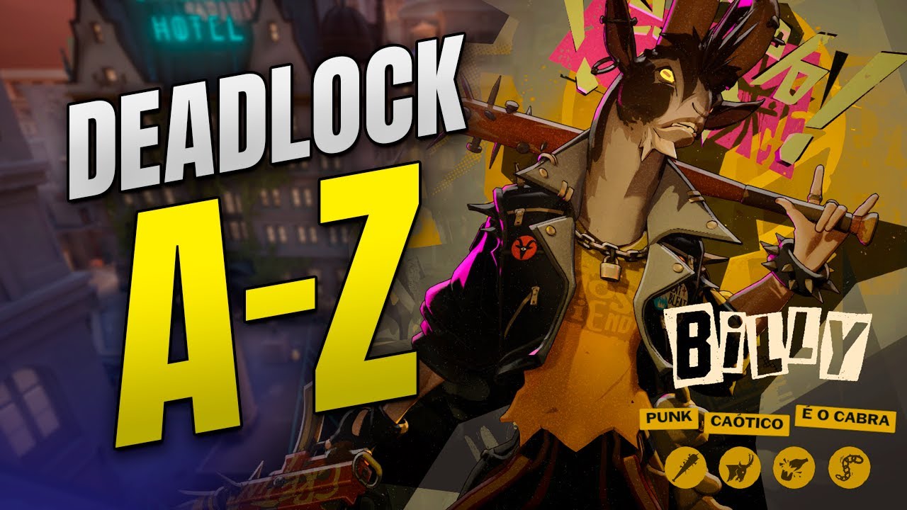 DEADLOCK A-Z #3 - BILLY: CABE&Ccedil;A DE BODE, PUNK E MUITA PORRADA!