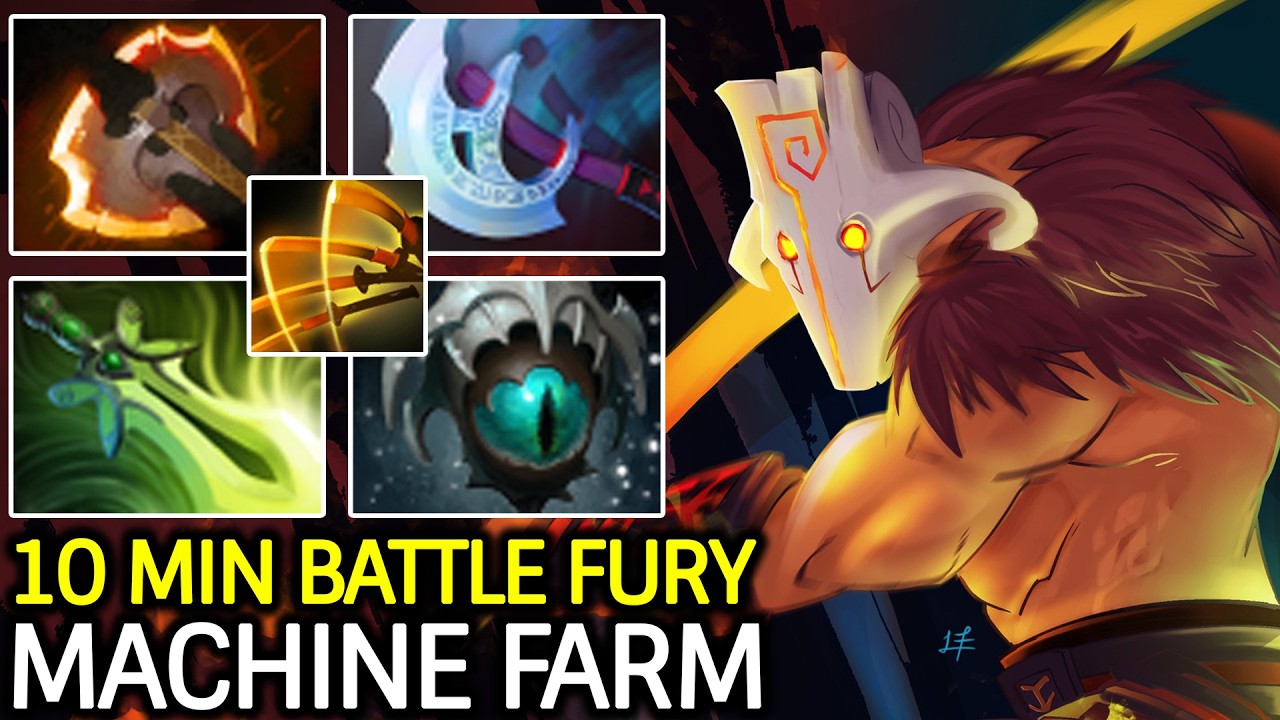 Juggernaut 10 Min Battle Fury &ndash; Farm Speed Is INSANE Dota 2