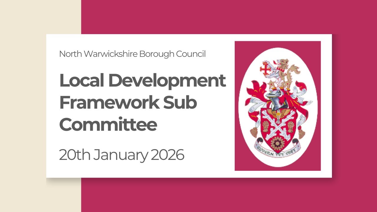 Local Development Framework Sub Committee 20th January 2026