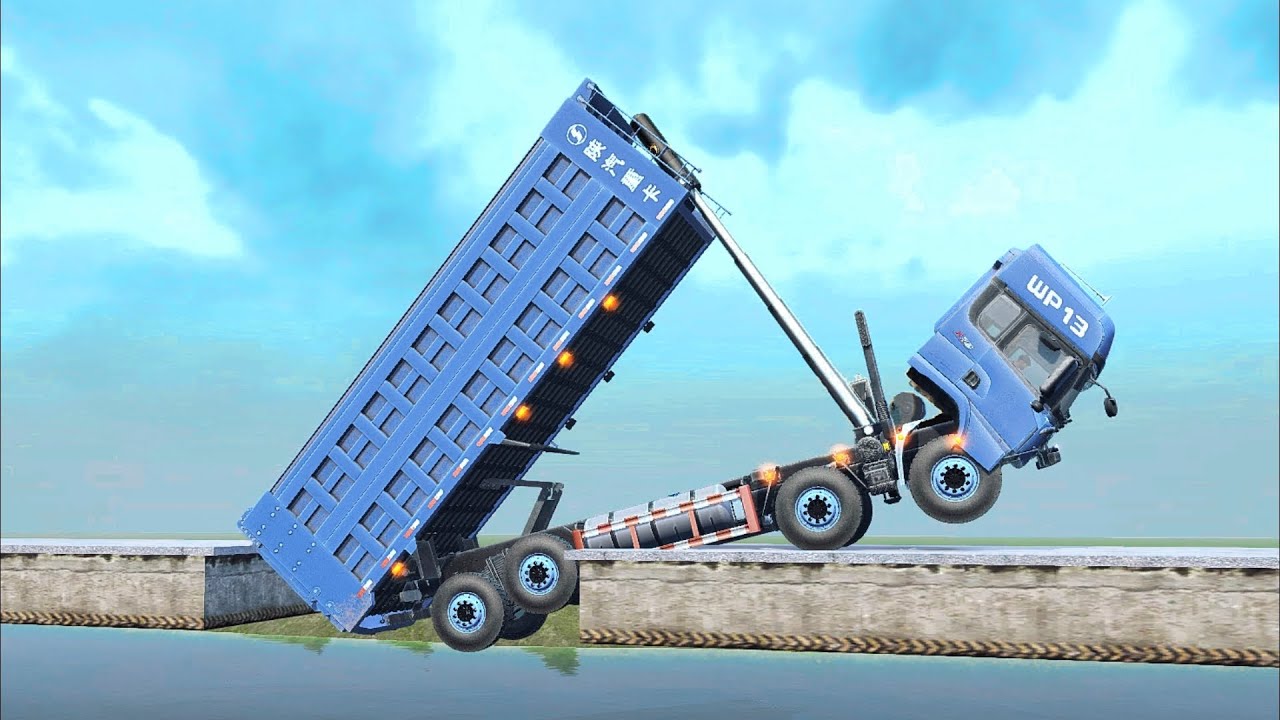 New obstackle | Driver skills | mod truck | Spintires : mudrunner | Daily game 37