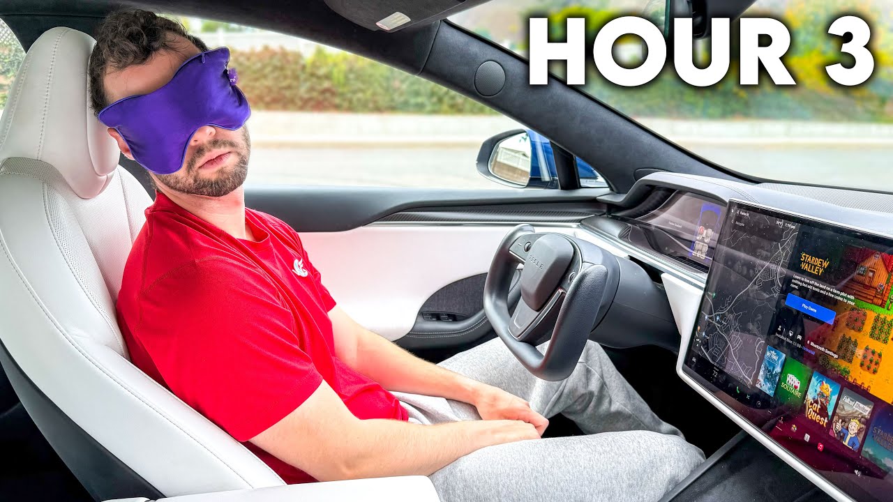 TESLA FULL SELF DRIVING IN LOS ANGELES