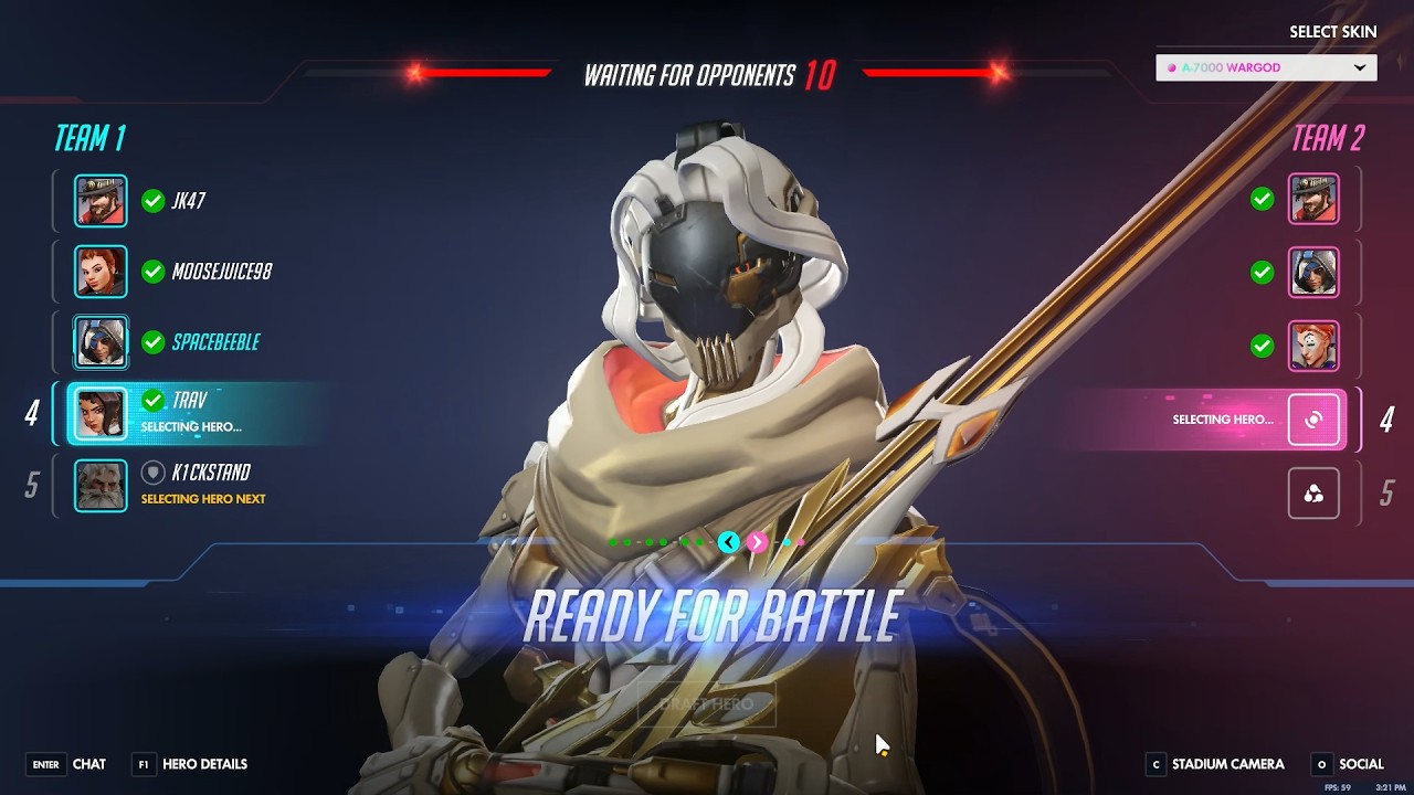Overwatch - Ana Stadium Gameplay (No Commentary)