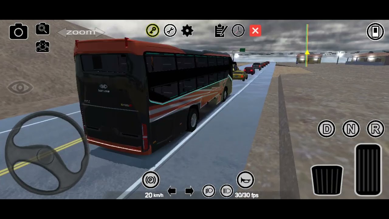 Xe KIMLONG 99 34 phòng lái xe trong mưa game PBSU