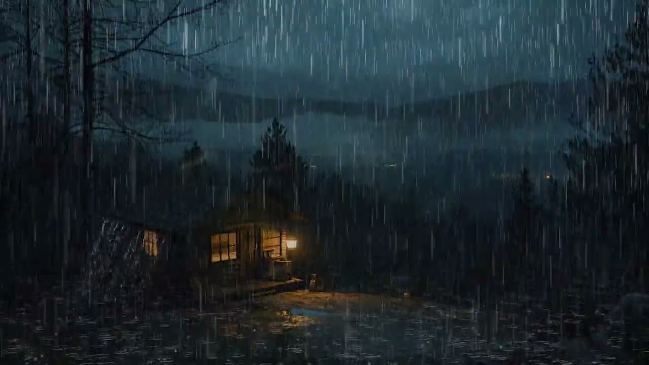 All You Need for Deep Sleep 🌙 Thunderstorm, Heavy Rain Sounds on Metal Roof & Powerful Thunder