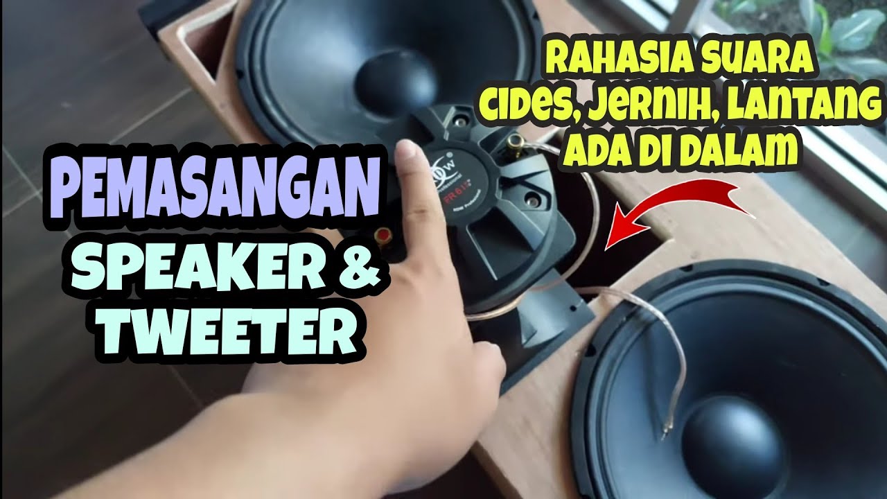 🟣Proses pemasangan speaker pada box line array 12 in double terbaru 2023
