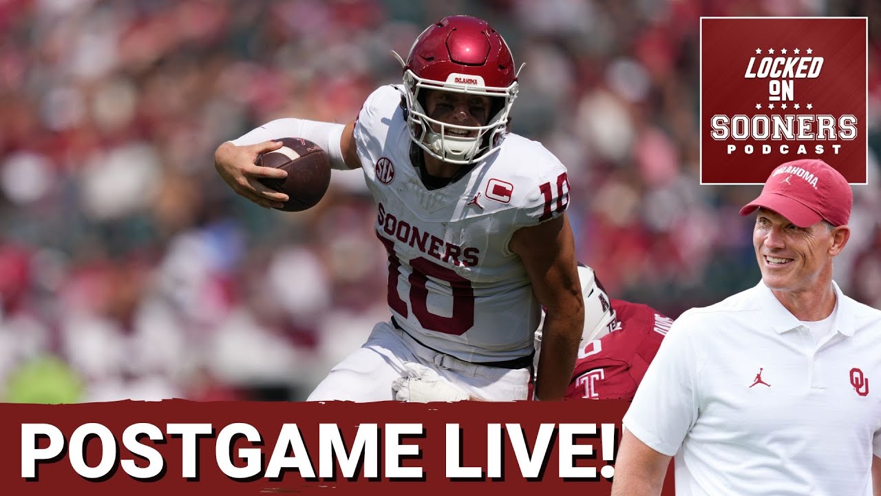 POSTGAME LIVE: Oklahoma Sooners DESTROY Temple Owls in Philadelphia 42-3
