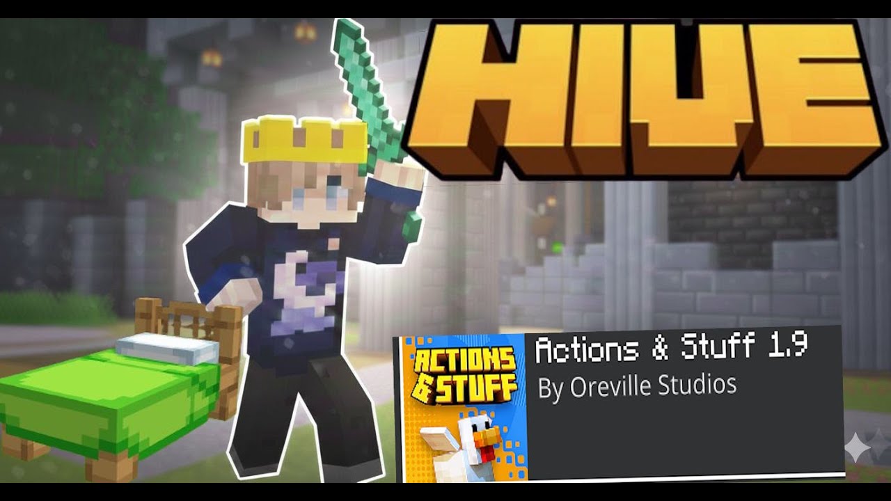 Hive BedWars with Actions And Stuff