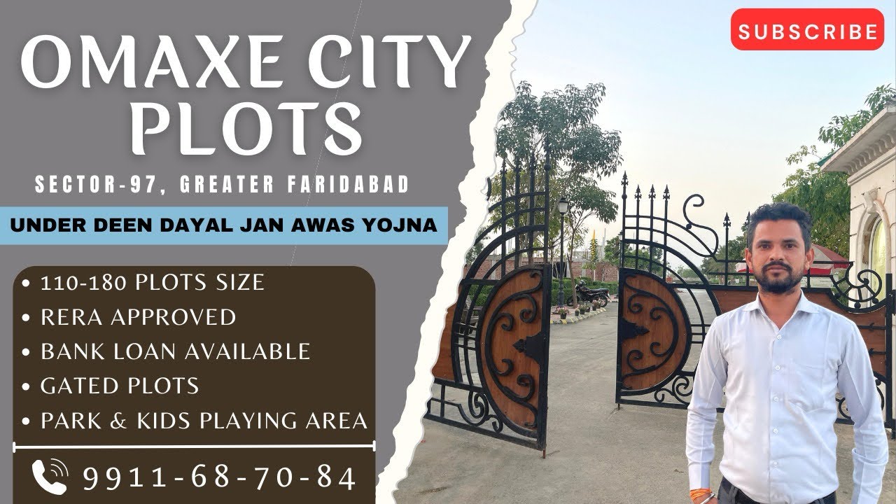 Omaxe city plots sector 98 Faridabad || properties in Faridabad ||#plotinfaridabad #plotsforsale