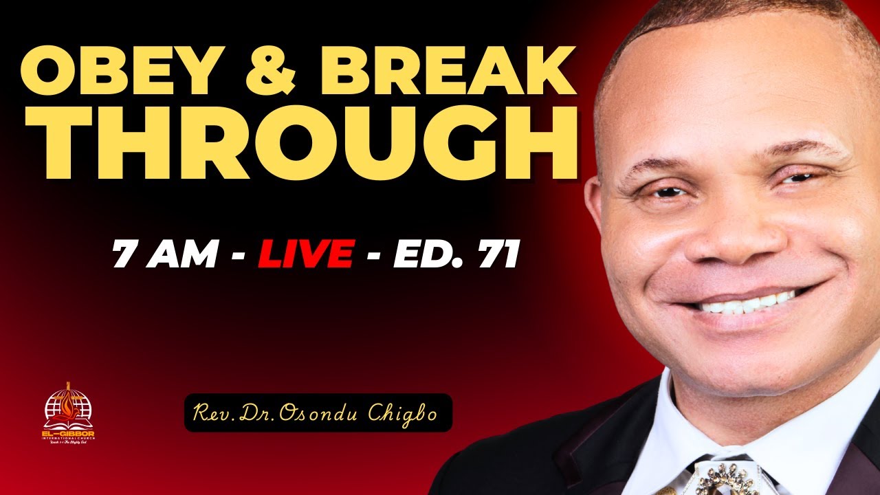 Faith That Responds | Activate Miracles Through Obedient Faith | Live Prayer 7AM || Rev Dr. Osondu